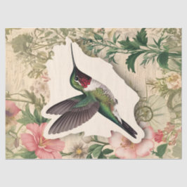  Hummingbird Decoupage Tissue Paper Tissuepapier