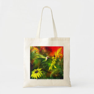 Hummingbird Delight with Sunflower by GG Burns Tote Bag