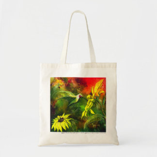 Hummingbird Delight with Sunflower by GG Burns Tote Bag