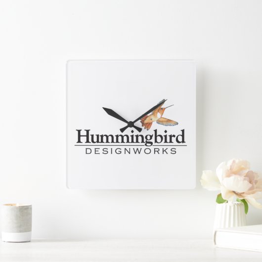 Hummingbird Designworks wandklok (Huis)