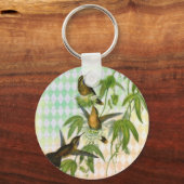 Hummingbird Digital Art Sleutelhanger (Voorkant)