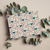 Hummingbird & Dragonfly William Morris Style Briefkaart