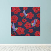Hummingbird Dream Canvas Afdruk (Insitu (Houten vloer))