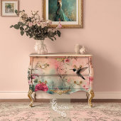 Hummingbird Dreams, etherische Abstracte bloem Tissuepapier