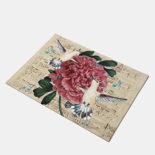 Hummingbird Duet Deurmat (Schuin)