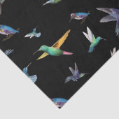 Hummingbird Eisvogel Life Watercolor  Tissuepapier (Detail)