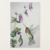 Hummingbird Elegant Waterverf Planner (Voorkant)