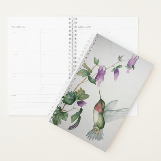 Hummingbird Elegant Waterverf Planner (Display)