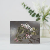 Hummingbird en Apple Blossom Martin J. Heade Briefkaart (Staand voorkant)
