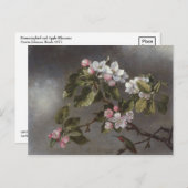 Hummingbird en Apple Blossom Martin J. Heade Briefkaart (Voorkant / Achterkant)