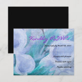 HUMMINGBIRD EN CALLA LILY Bat Mitzvah Reply Kaart (Voorkant / Achterkant)