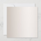 Hummingbird en Paarse Violets Huwelijksuitnodiging Kaart (Achterkant)