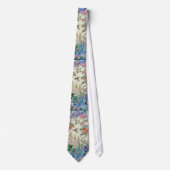 HUMMINGBIRD en Pink Flowers Necktie Stropdas (Voorkant)