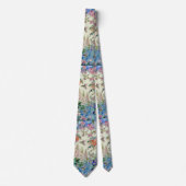 HUMMINGBIRD en roze bloemen stropdas (Voorkant)