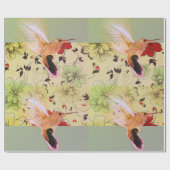 HUMMINGBIRD EN STROOMSTROMEN Papier voor onmiddell (Vlak)