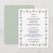 Hummingbird Enclosure Kaart (Voorkant / Achterkant)