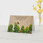 Hummingbird Enmoediger Friendship Faith Card Kaart (Gele Bloem)