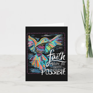 Hummingbird Faith maakt alles mogelijk Kaart