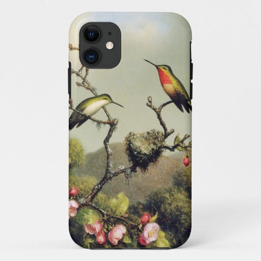 Hummingbird Family en Apple Blossom iPhone 5 Hoesj Case-Mate iPhone Case (Achterkant)