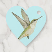 Hummingbird Favor Tags Bedankjes Labels (Achterkant)