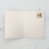 Hummingbird feeder card kaart (Binnen)