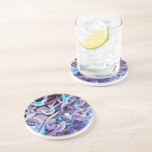 Hummingbird Fine Art Zandsteen Onderzetter (Zijkant)