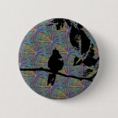 Hummingbird Fireworks Ronde Button 5,7 Cm (Voorkant)