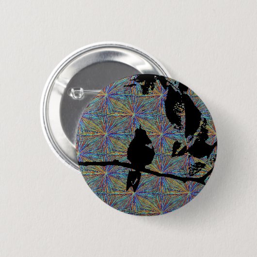 Hummingbird Fireworks Ronde Button 5,7 Cm (Voorkant /achterkant)