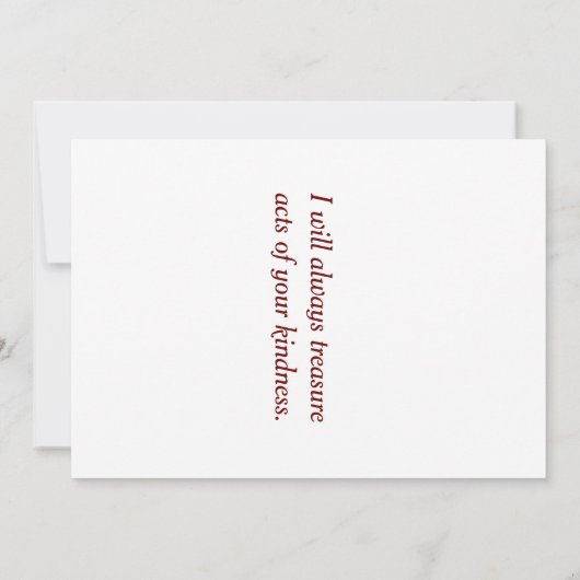 Hummingbird Flat Hartelijk dank Nota Waterverf Bedankkaart (Achterkant)