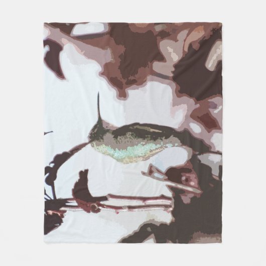 Hummingbird Fleece Blanket (Voorkant)