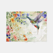 Hummingbird Fleece Deken (Voorkant (Horizontaal))