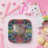 Hummingbird Flight Soft Pastels Art Papieren Bordje (Feest)