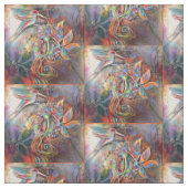 Hummingbird Flight Soft Pastels Art Stof (Swatch)