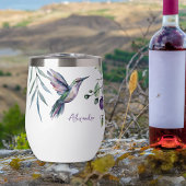 Hummingbird Floral Aangepaste tekst