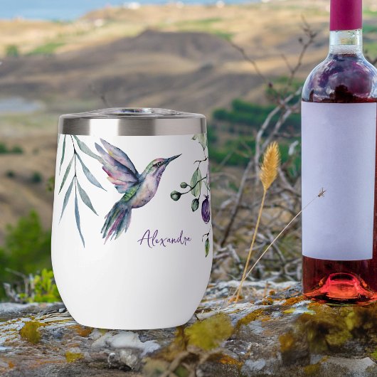 Hummingbird Floral Aangepaste tekst