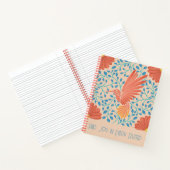 Hummingbird Floral Art Notitieboek (Binnen)