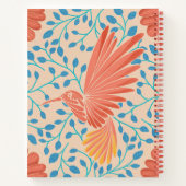 Hummingbird Floral Art Notitieboek (Achterkant)