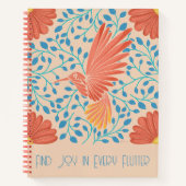 Hummingbird Floral Art Notitieboek (Voorkant)