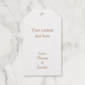 Hummingbird Floral Birthday Cadeaulabels (Achterkant)