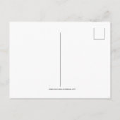 Hummingbird Floral Briefkaart (Achterkant)