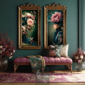 Hummingbird & Floral Fantasy Boeket Tissuepapier