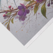 Hummingbird Floral Fauna Decoupage Tissue Paper Tissuepapier (Detail)