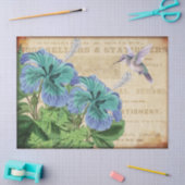 Hummingbird Floral  ontkoppeling Tissuepapier (Craft)