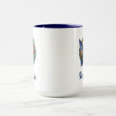 Hummingbird Floral Personalized Coffee Mug Mok (Midden)