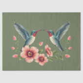 Hummingbird Floral Tissuepapier (Voorkant)