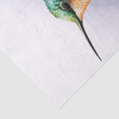 Hummingbird Floral Waterverf Tissuepapier (Detail)