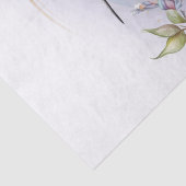 Hummingbird Floral Waterverf Tissuepapier (Detail)