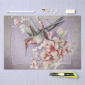 Hummingbird Floral Waterverf Tissuepapier (Craft)