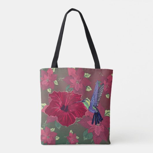 Hummingbird Flow Tote Bag (Achterkant)