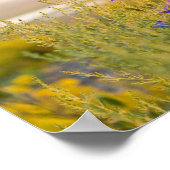 Hummingbird Flower Bijbel Verse God is Love Poster (Hoek)